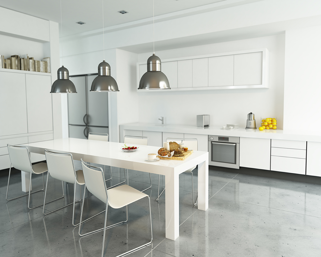 White kitchen